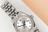 Datejust 26 'Silver Diamond Dial - Jubilee'