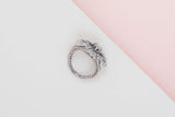 14 ct. White Gold Ring - Brilliant - Size 51