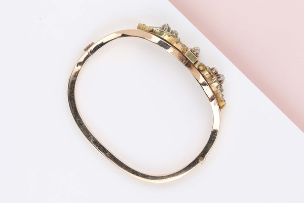 Yellow Gold Bracelet - Diamonds