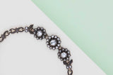 Silver & Yellow Gold Bracelet - Diamonds