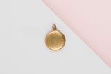 14 ct. Yellow Gold Pendant - 25 MM