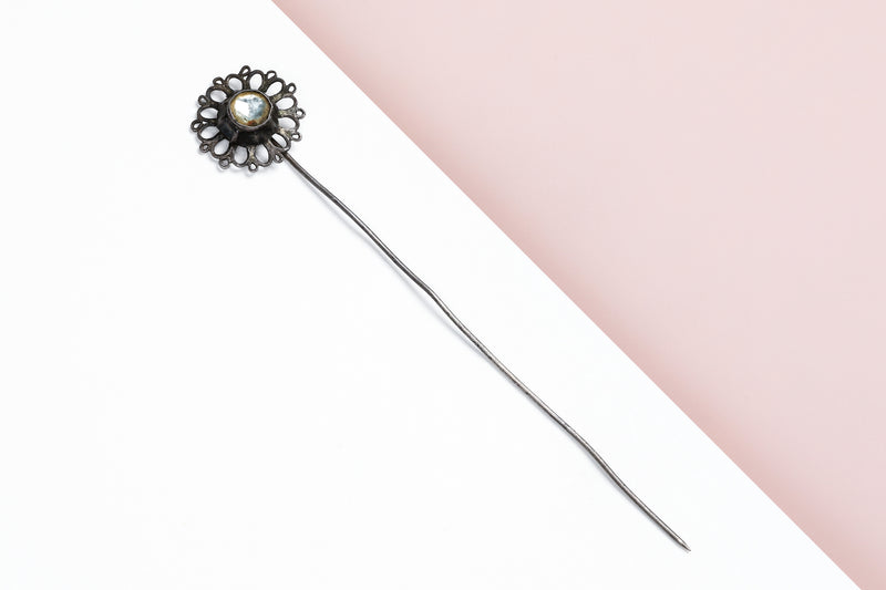 Silver Pin - Diamond