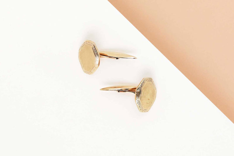 14 ct. Yellow Gold Cufflinks