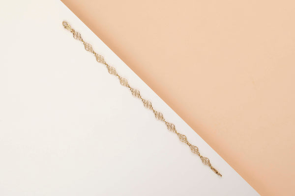 18 ct. Yellow Gold Bracelet - 19 CM