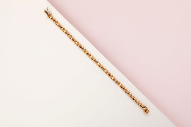 18 ct. Yellow Gold Bracelet - 19 CM