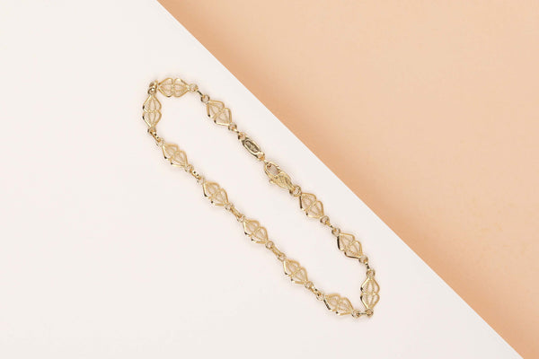 18 ct. Yellow Gold Bracelet - 19 CM