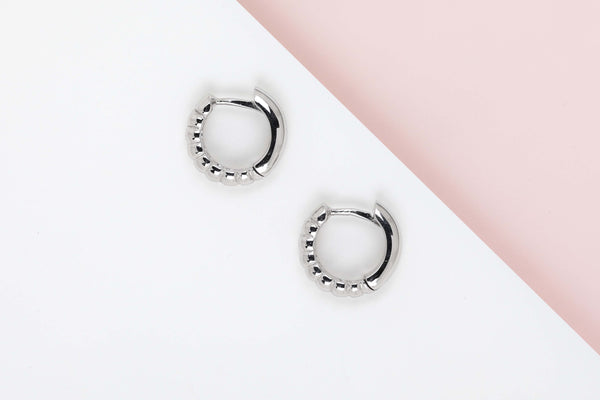 18 ct. White Gold Earrings