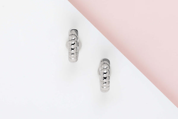 18 ct. White Gold Earrings