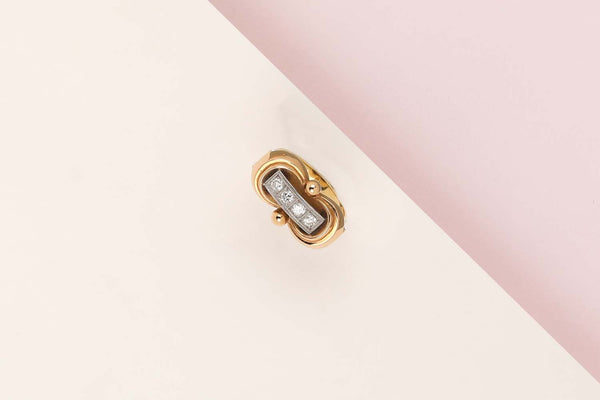 18 ct. Rose Gold Ring - Diamond