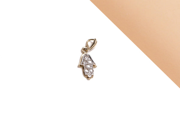 14 ct. Yellow Gold Pendant - Diamonds