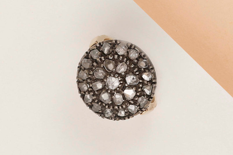 14ct. Yellow Gold Ring - Diamonds