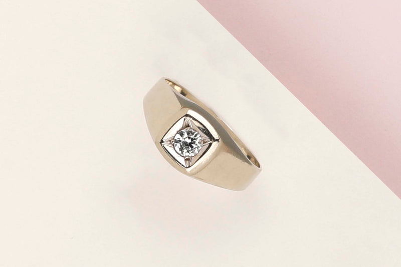 18 ct. White Gold Ring - Zirkonia