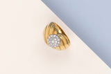 18 ct. Yellow Gold Ring - Diamonds