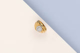 18 ct. Yellow Gold Ring - Diamonds