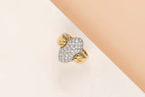 18 ct. Yellow Gold Ring - Diamonds