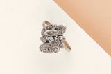 14 ct. White Gold Ring - Diamonds