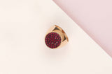 18ct. Rose Gold Ring - Zirconia