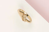 14 ct. Yellow Gold Ring - Size 57