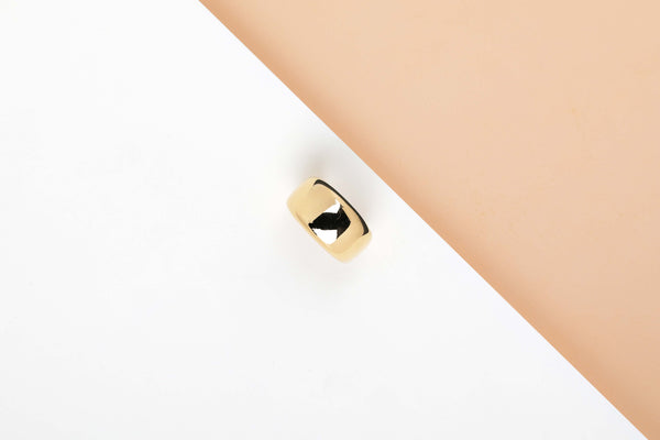 Vintage Cartier Yellow Gold 'Nouvelle Vague' Ring Size 60