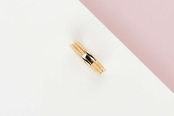 B.Zero 1 One Band Ring - Yellow Gold - 52