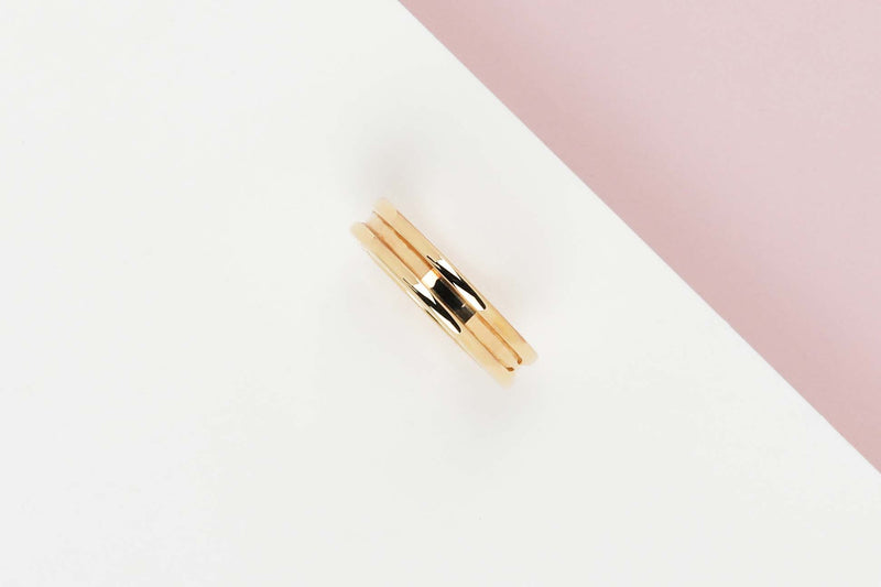 B.Zero 1 One Band Ring - Yellow Gold - 52