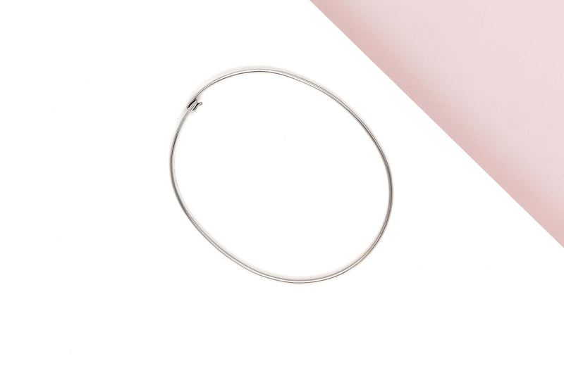 Bangle Bracelet - 925 Sterling Silver