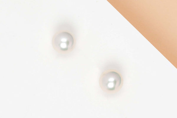 18ct Yellow Gold Earrings - Fresh Water Pearl