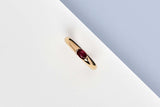 Ellipse Ring - Yellow Gold - Ruby - Size 53 - B+P