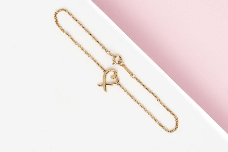 Loving Heart Bracelet - Yellow Gold