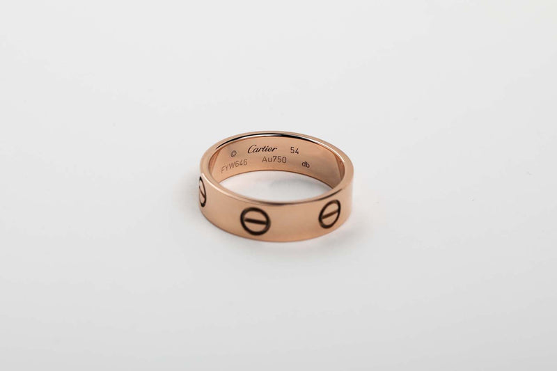 Love Ring - Rose Gold - Size 54 - B