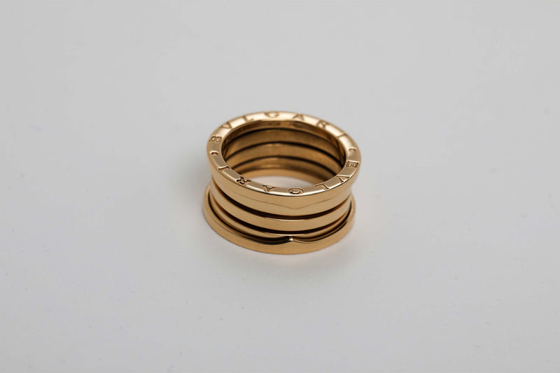B.Zero 1 Four Band Ring - Size 55 - Yellow Gold