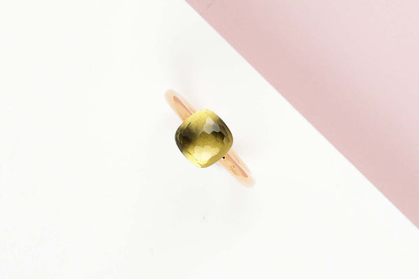 Nudo - Rose Gold - Lemon Quartz - Size 53 - B&P