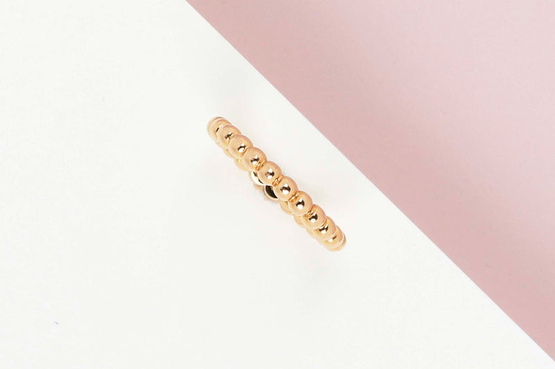 Perlée Pearls Ring - Medium Model - Size 51 - Rose Gold - B&P