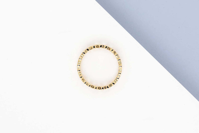 Yellow Gold Ring - Size 53