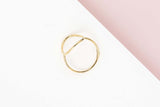 Yellow Gold Ring - Size 55