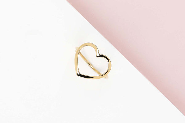 Yellow Gold Ring - Size 55