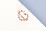 Rose Gold Ring - Diamonds