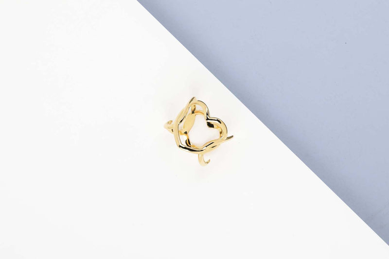 Yellow Gold Ring - Size 59