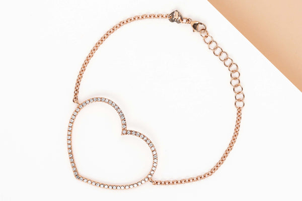 Rose Gold Bracelet - Diamonds