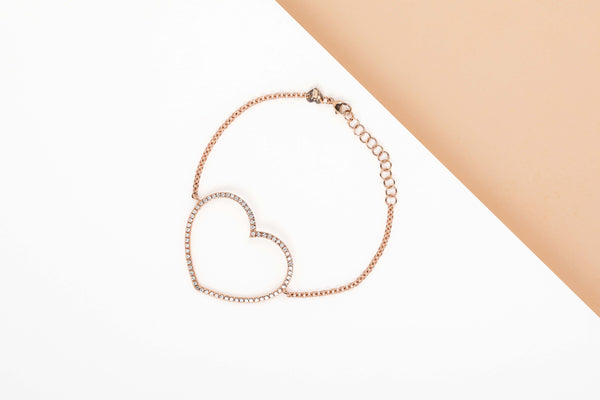 Rose Gold Bracelet - Diamonds