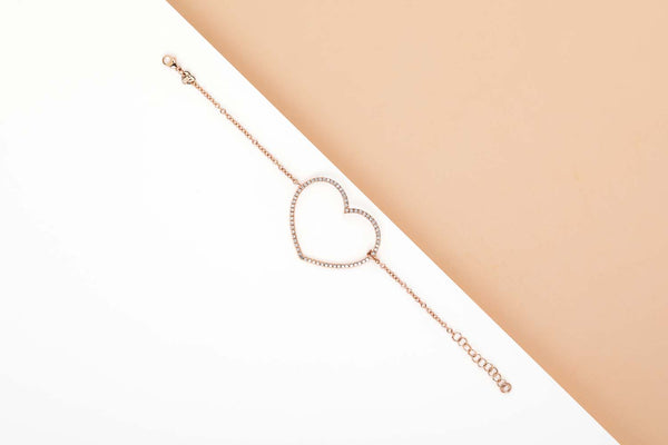 Rose Gold Bracelet - Diamonds