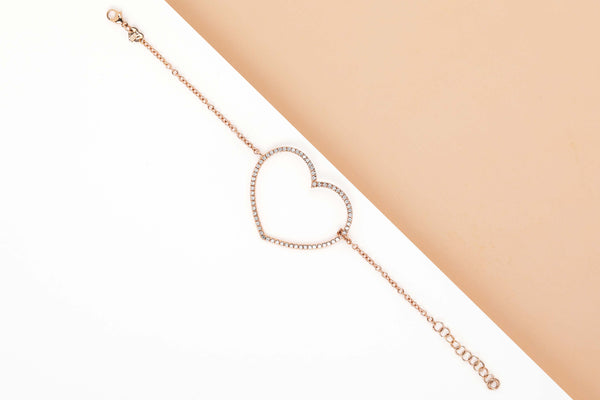Rose Gold Bracelet - Diamonds