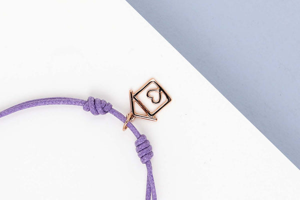 Cord Bracelet Rose Gold