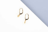 Yellow Gold Earrings - Diamonds