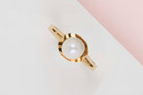 18 ct. Yellow Gold Ring - Pearl