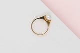 18 ct. Yellow Gold Ring - Pearl