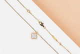 Sweet Alhambra Necklace - Yellow Gold - Mother-of-pearl - B&P - 40CM