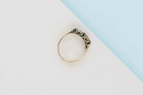 14 CT. Yellow Gold Ring - Diamond - Size 55