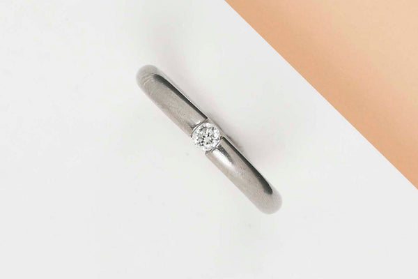 .950 Platina Ring - Diamond - Size 54