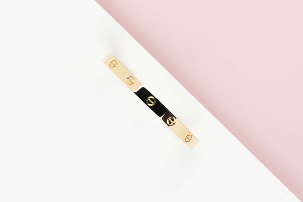 Love Bracelet Open - Yellow Gold - Size 18 - B&P